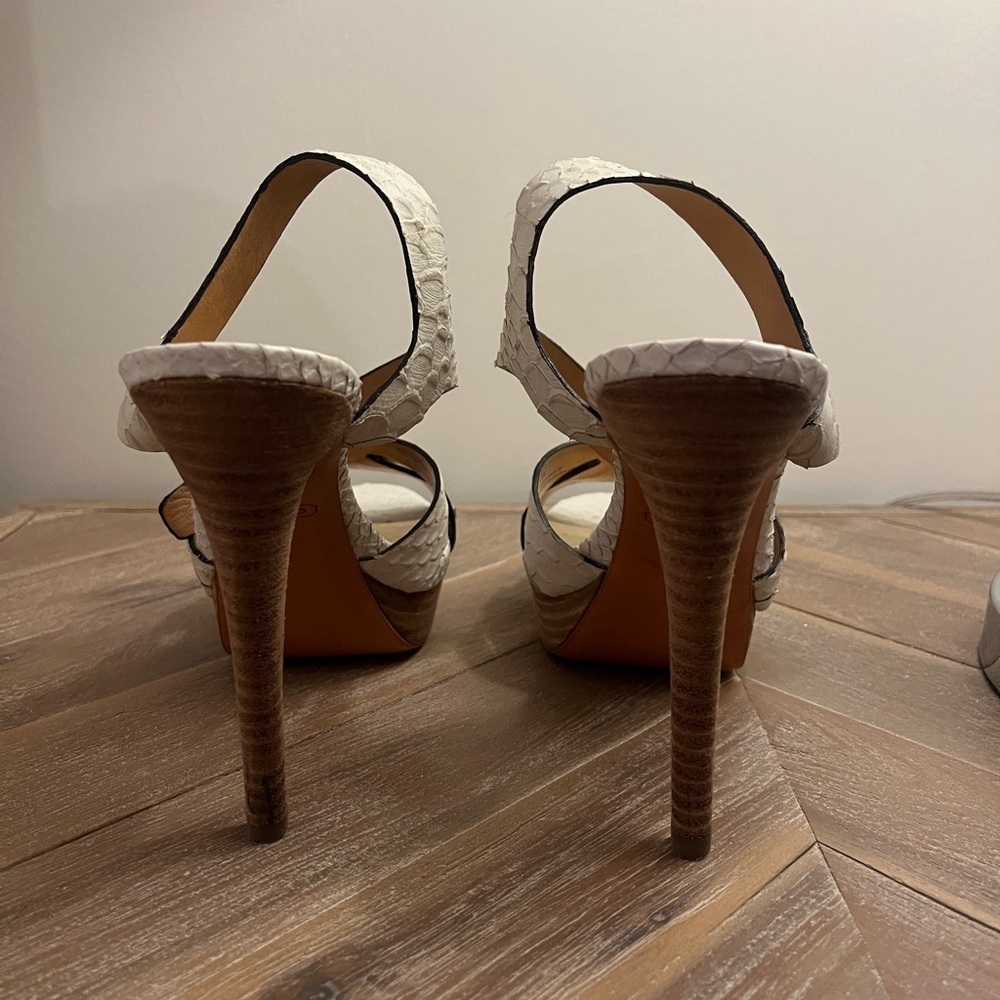 Vintage Coach Platform Heels (real leather) - Picture 4 of 6